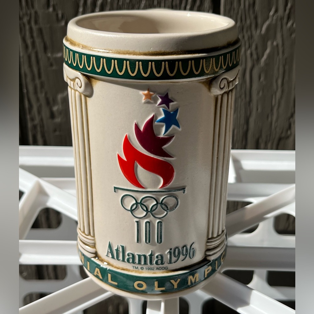 Budweiser Anheuser-Busch 1996 Atlanta Olympics commemorative giftware stein